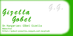 gizella gobel business card